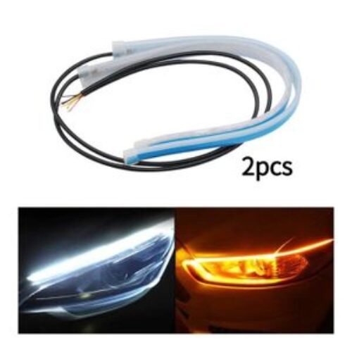 PARTS ZIO 2 bandes flexible LED, feu de jour et signal deux couleurs blanc et jaune